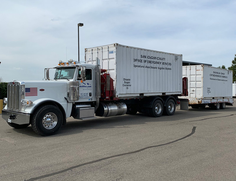 Container hauling